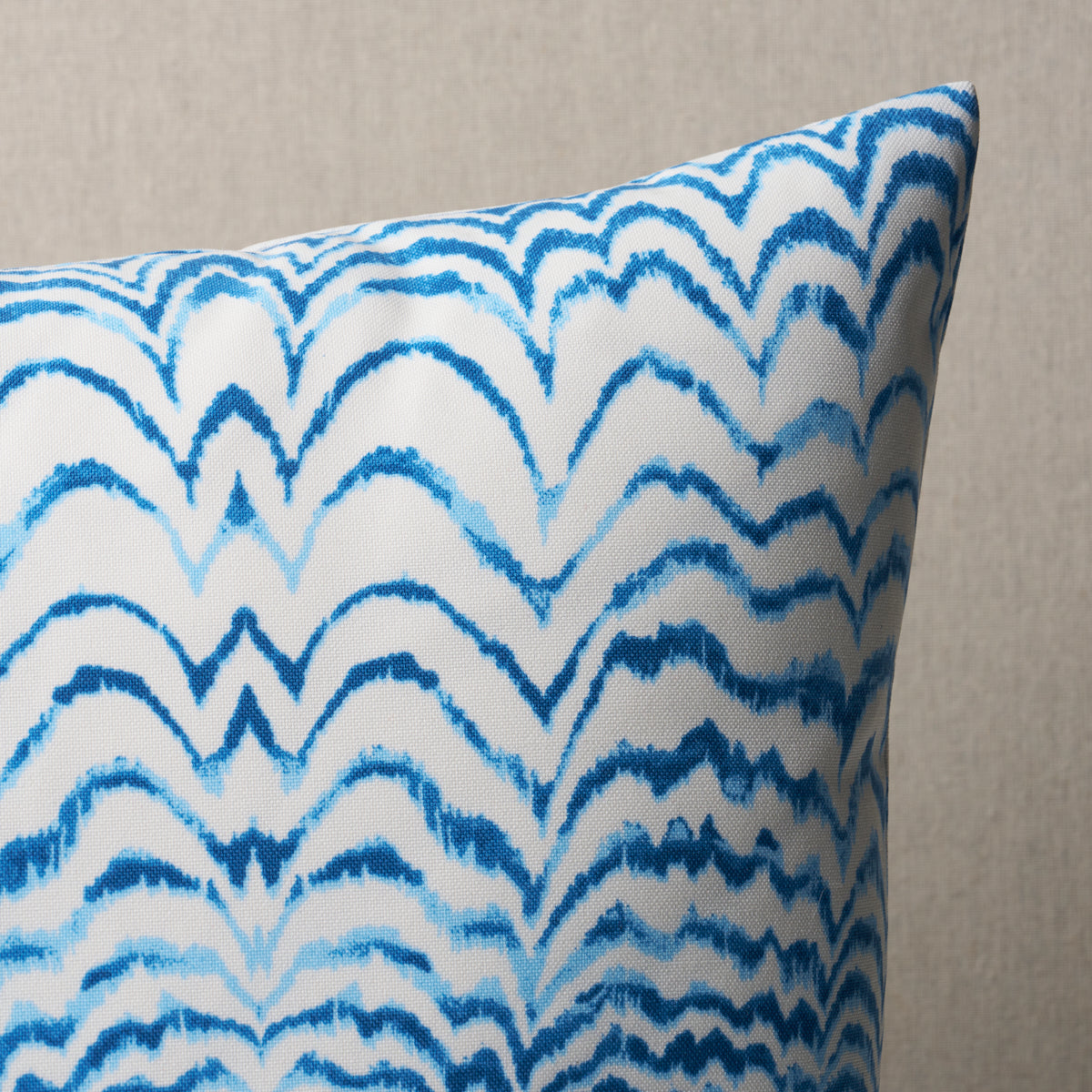 Purchase So18105005 | Ink Wave Print I/O Pillow, Indigo - Schumacher Pillows