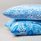 Purchase So18105005 | Ink Wave Print I/O Pillow, Indigo - Schumacher Pillows