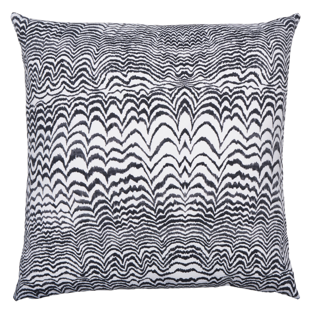 Purchase So18105206 | Ink Wave Print I/O Pillow, Black - Schumacher Pillows