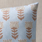 Purchase So18139004 | Mia Tulip Pillow, Sky & Sand - Schumacher Pillows