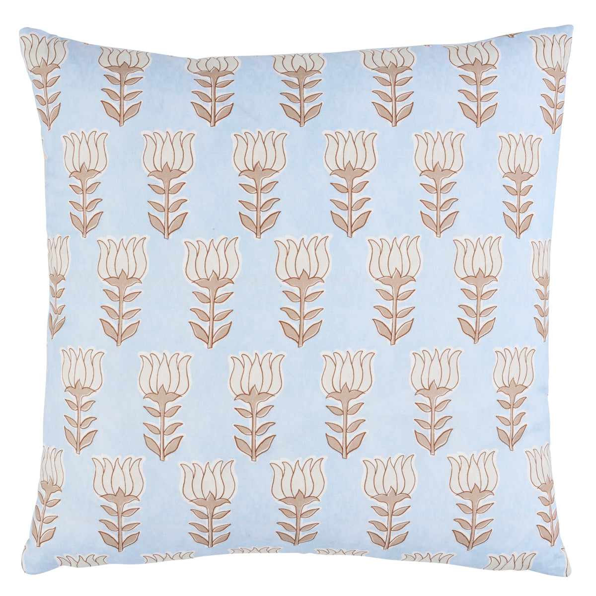 Purchase So18139004 | Mia Tulip Pillow, Sky & Sand - Schumacher Pillows