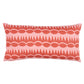 Purchase So18153118 | Dagger Stripe Pillow, Red On Pink - Schumacher Pillows