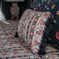 Purchase So18175013 | Ines Paisley Pillow, Rouge & Noir - Schumacher Pillows