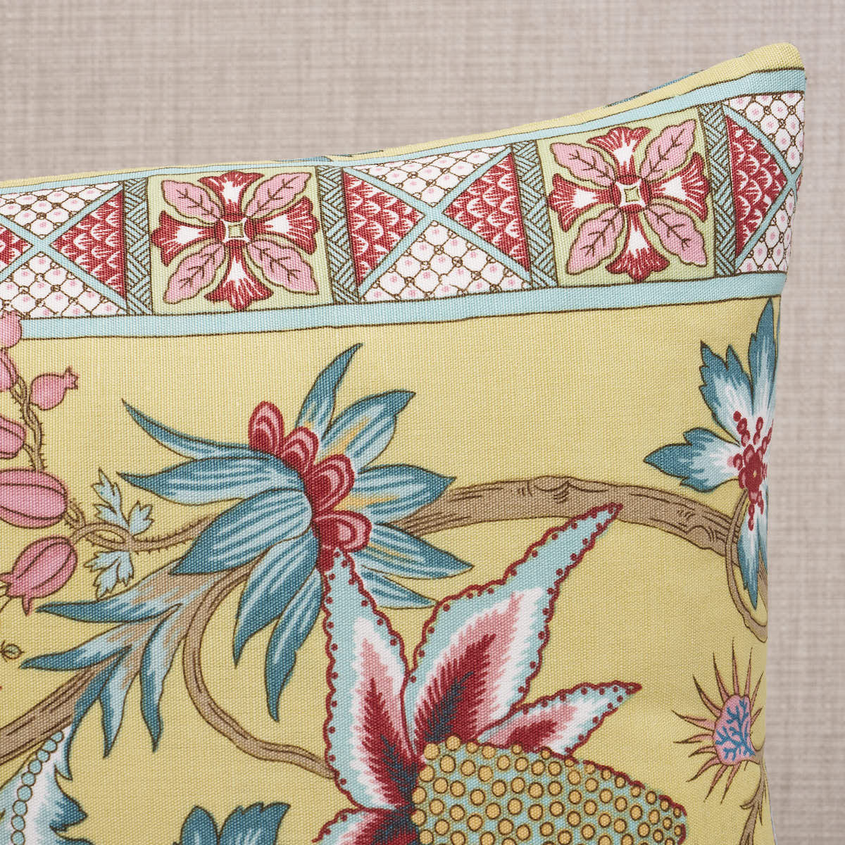 Purchase So18186119 | Bailey Botanical Pillow, Gold - Schumacher Pillows