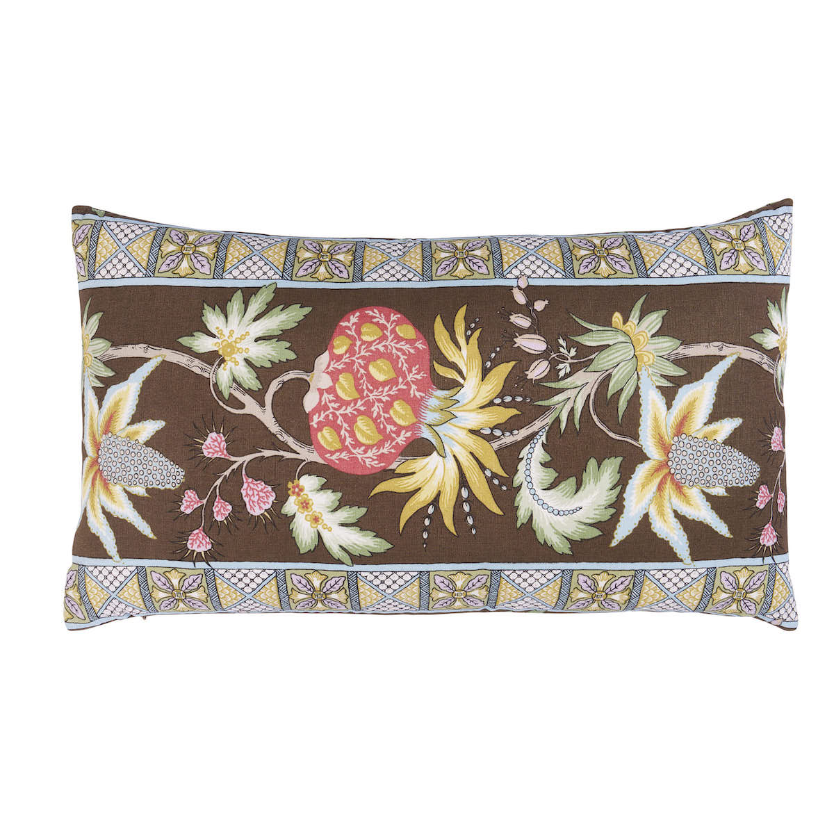 Purchase So18186219 | Bailey Botanical Pillow, Chocolate - Schumacher Pillows