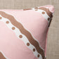 Purchase So18191206 | Rousseau Stripe Pillow, Cocoa & Blush - Schumacher Pillows