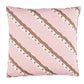 Purchase So18191206 | Rousseau Stripe Pillow, Cocoa & Blush - Schumacher Pillows