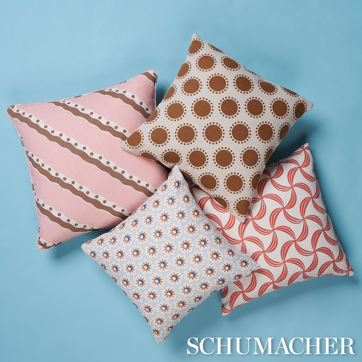 Purchase So18192105 | Ambrosia Pillow, Coral - Schumacher Pillows