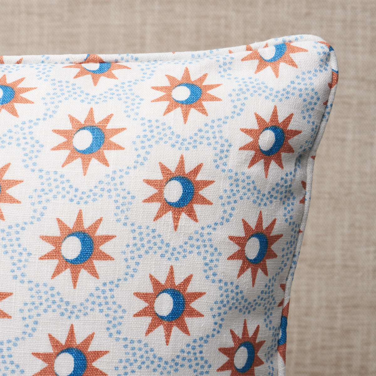 Purchase So18194204 | Lucie Pillow, Clay & Blue - Schumacher Pillows