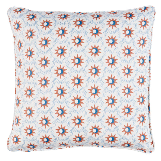 Purchase So18194204 | Lucie Pillow, Clay & Blue - Schumacher Pillows