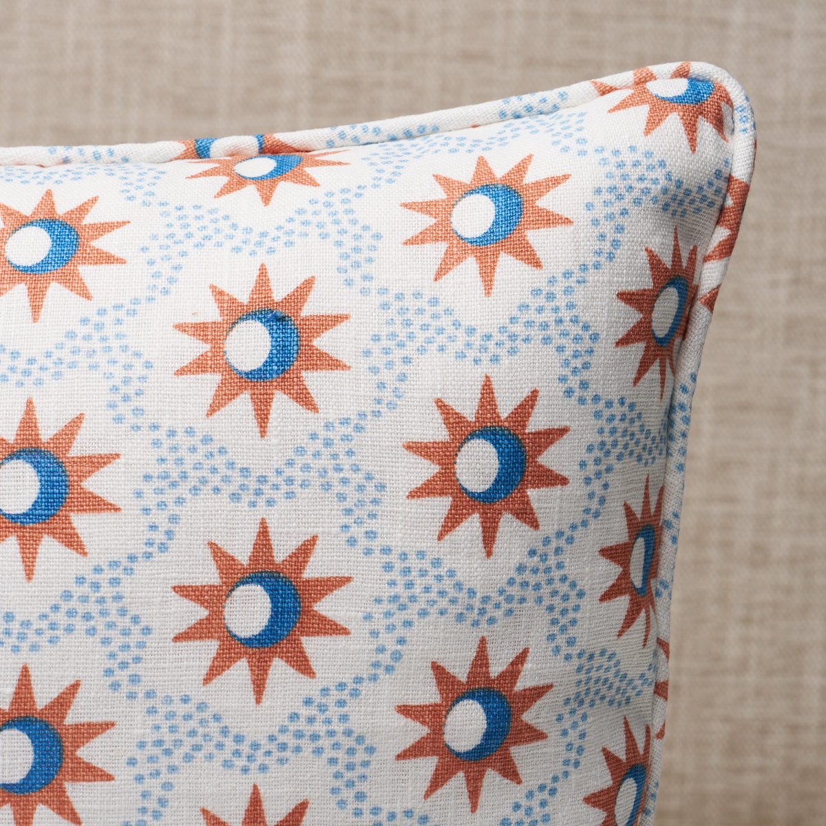 Purchase So18194212 | Lucie Pillow, Clay & Blue - Schumacher Pillows