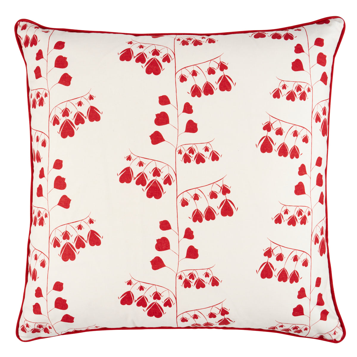 Purchase So18196007 | Bleeding Hearts Pillow, Red - Schumacher Pillows