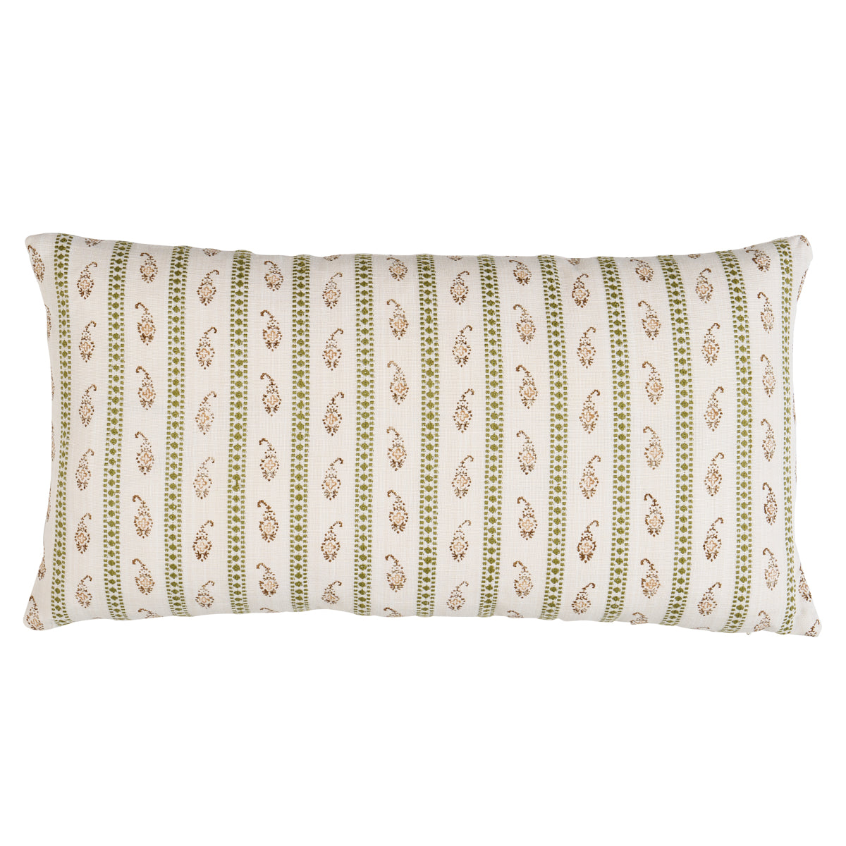 Purchase So18202118 | Eddie Hand Block Print Pillow, Green - Schumacher Pillows