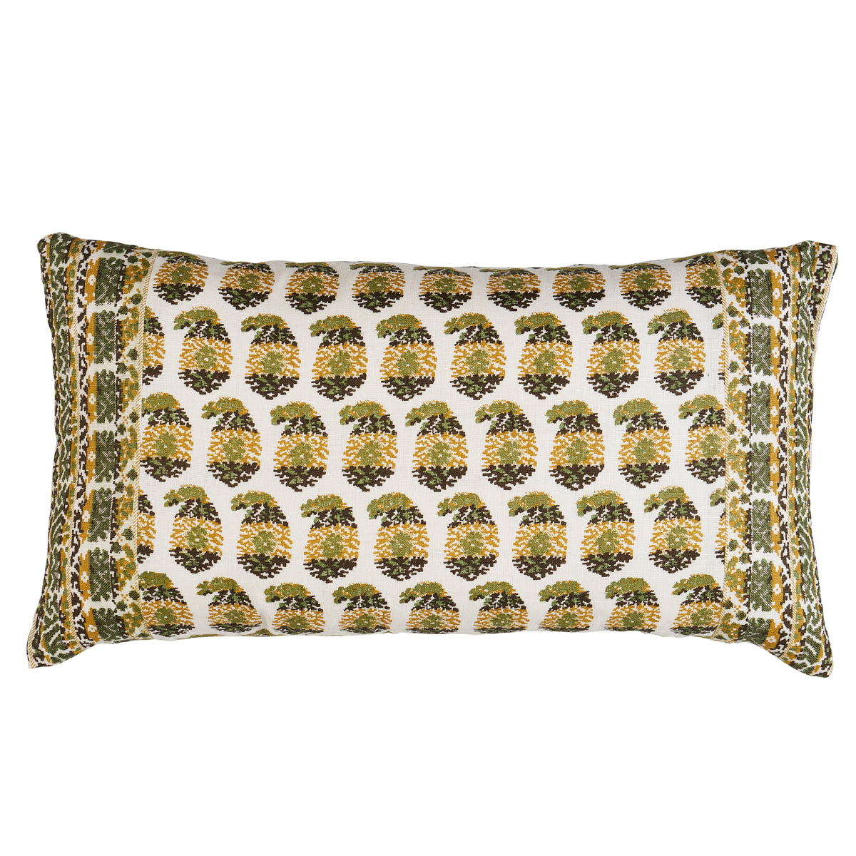 Purchase So18206218 | Terry Pillow, Ochre & Green - Schumacher Pillows