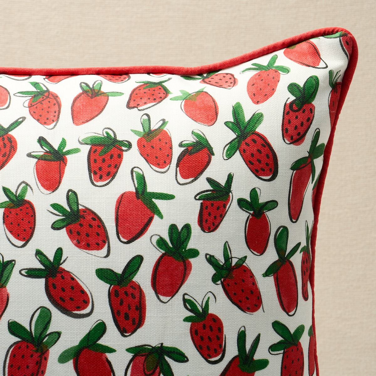 Purchase So18219004 | Shortcake I/O Pillow, Red - Schumacher Pillows