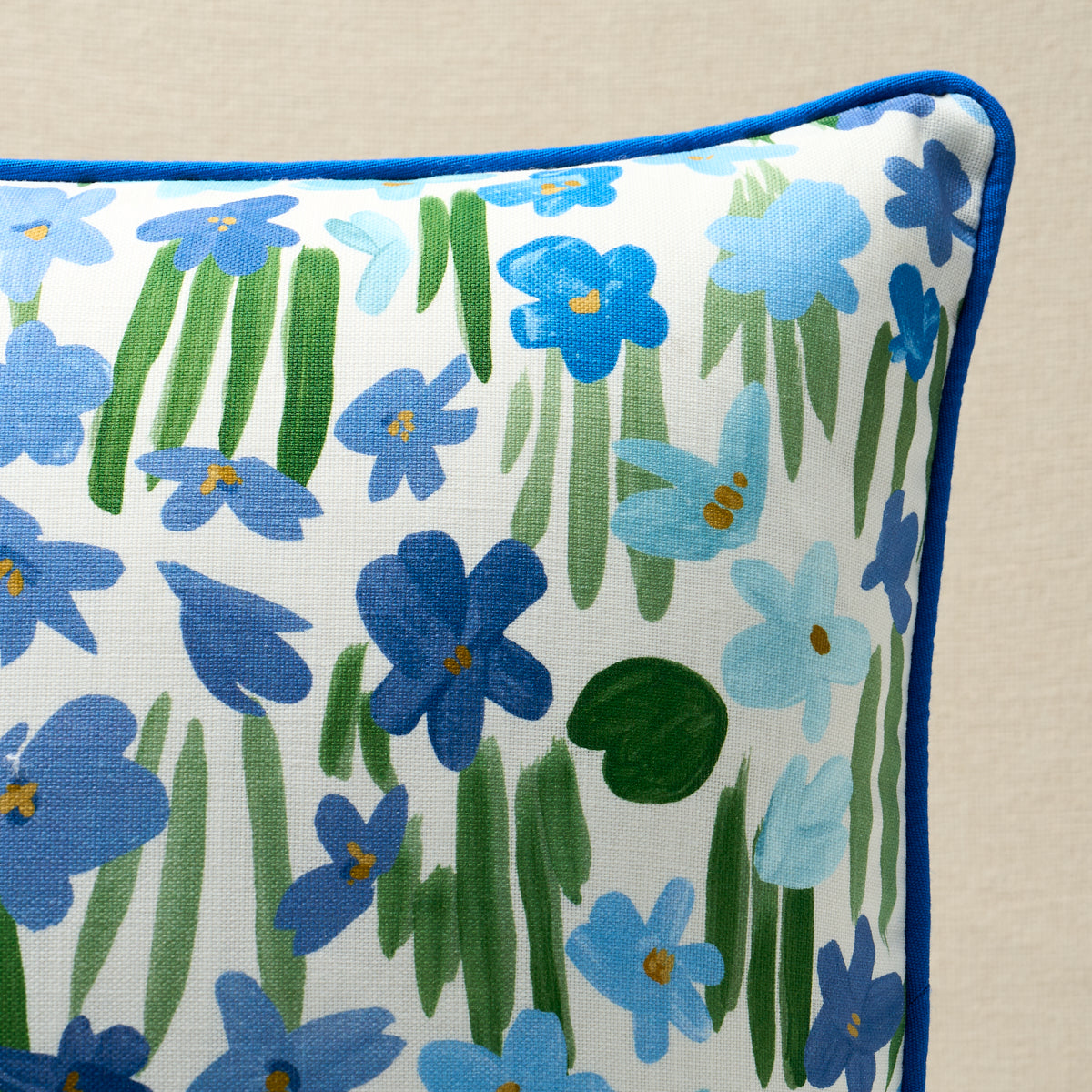 Purchase So18220004 | Sweet Violette I/O Pillow, Blue - Schumacher Pillows