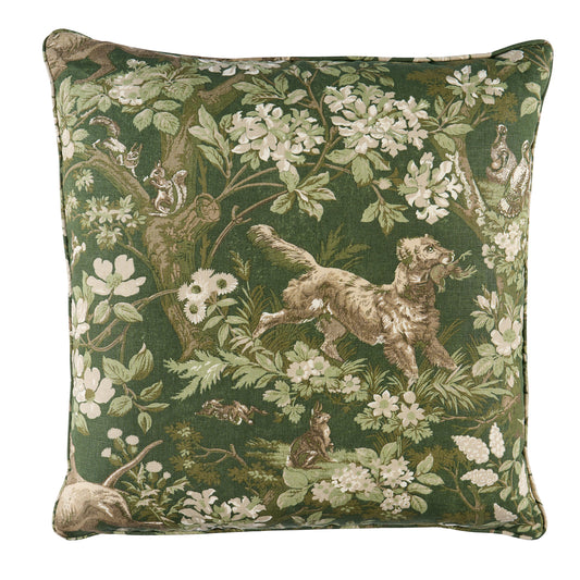 Purchase So18226105 | Hound Meadow Pillow, Forest - Schumacher Pillows