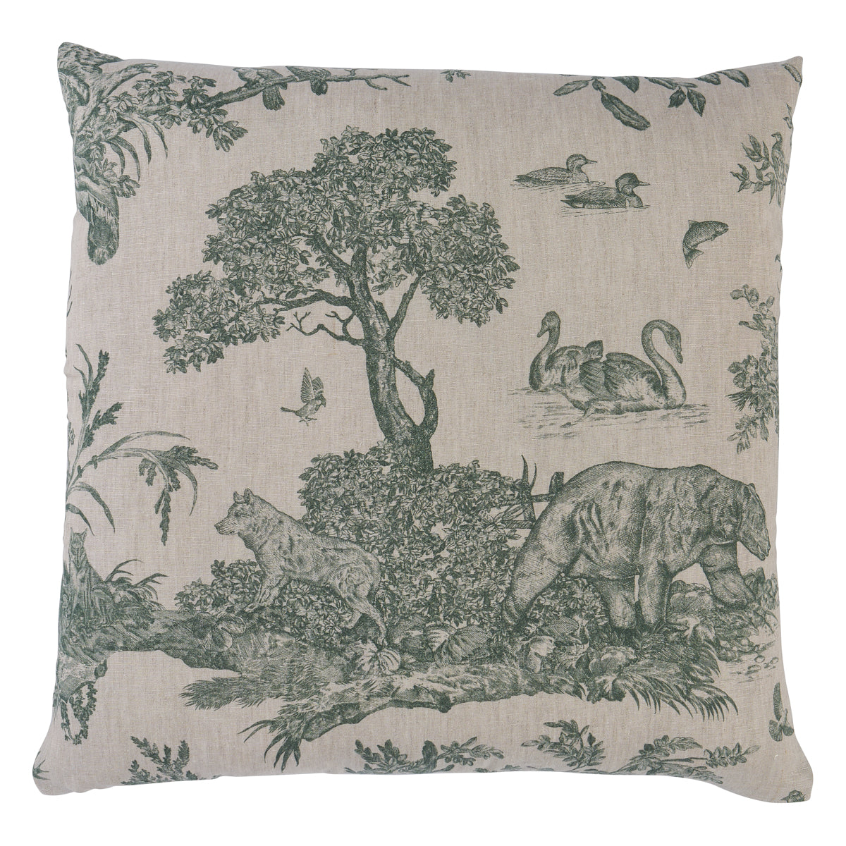 Purchase So18227206 | Western Toile Pillow, Forest - Schumacher Pillows