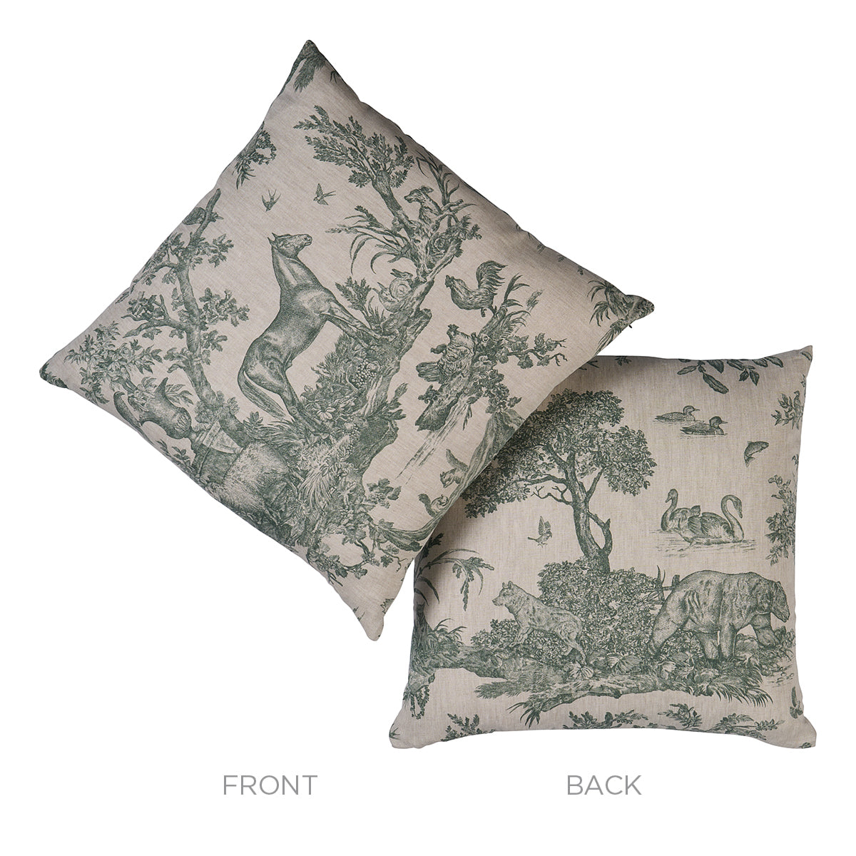 Purchase So18227206 | Western Toile Pillow, Forest - Schumacher Pillows