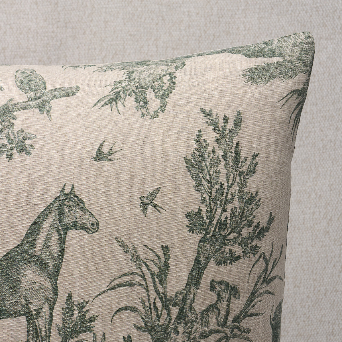 Purchase So18227206 | Western Toile Pillow, Forest - Schumacher Pillows