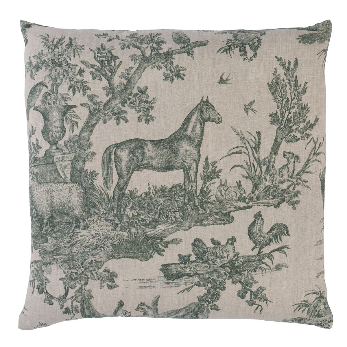 Purchase So18227206 | Western Toile Pillow, Forest - Schumacher Pillows