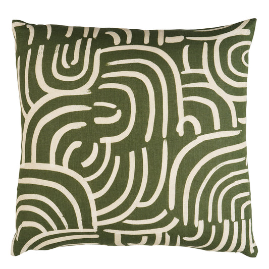 Purchase So18236306 | New Beat Pillow, Olive - Schumacher Pillows