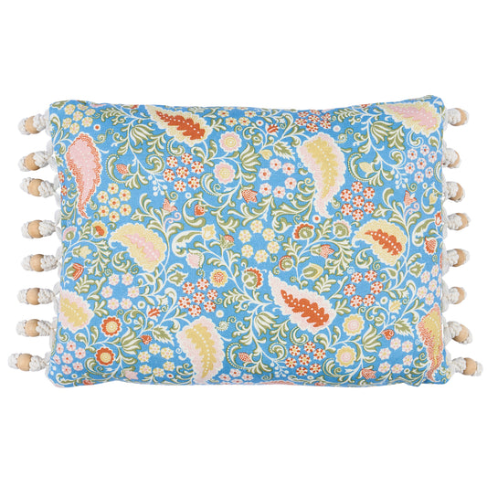 Purchase So18243212 | Peggy Paisley Pillow, Azure - Schumacher Pillows