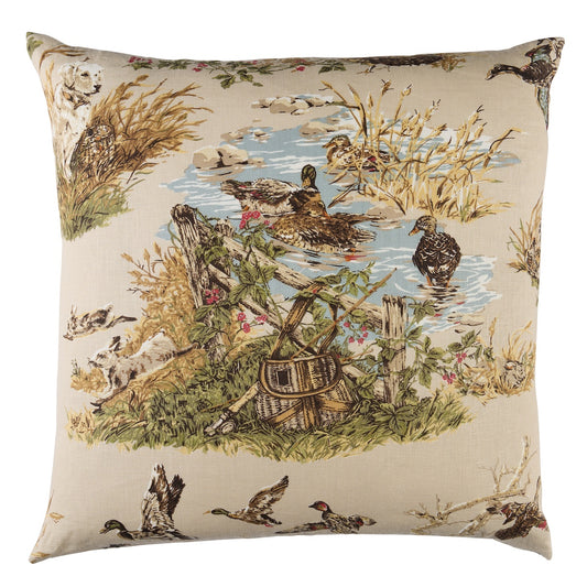 Purchase So18266007 | Dog & Duck Pillow, Alabaster - Schumacher Pillows