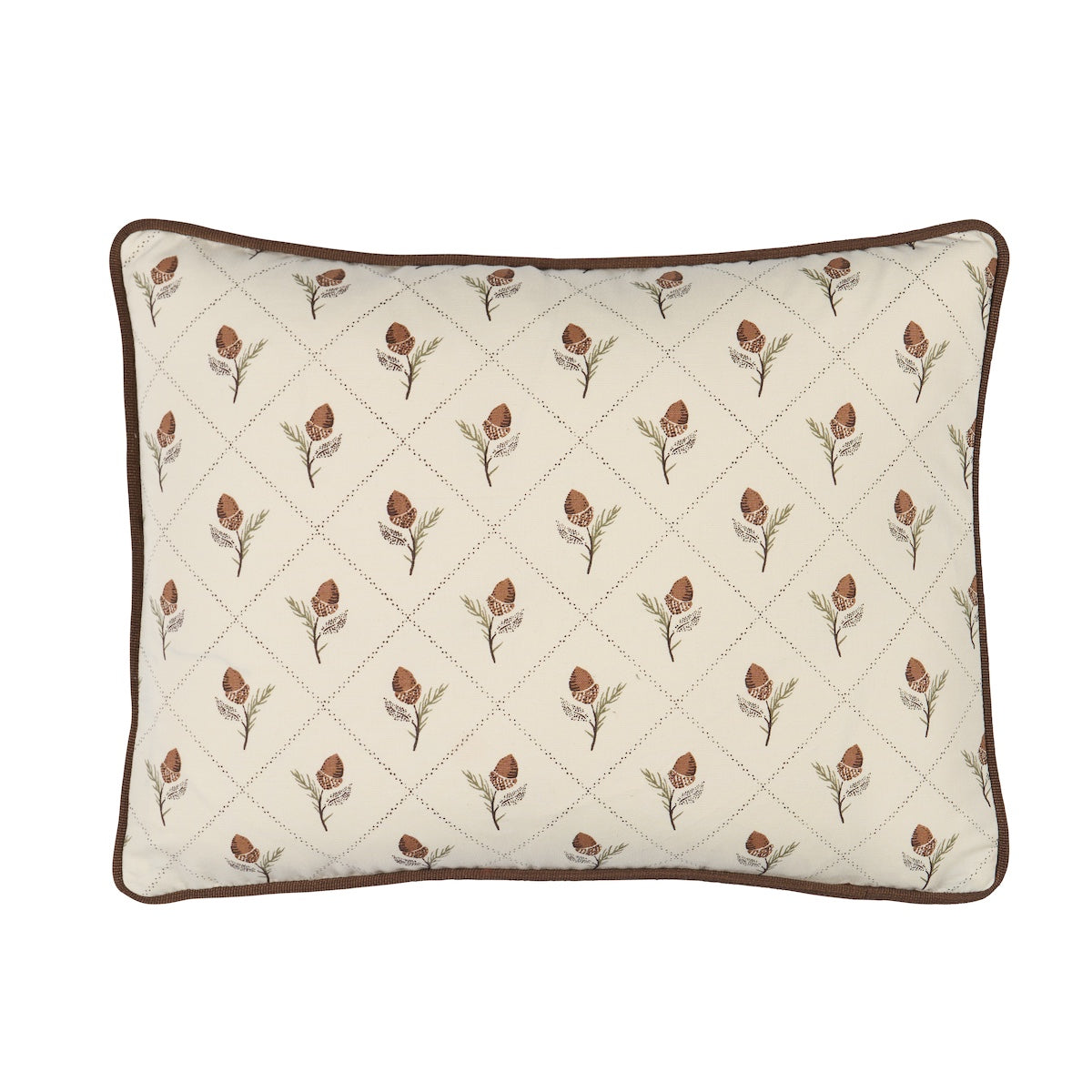 Purchase So18267012 | Holden Hand Print Pillow, Cream - Schumacher Pillows