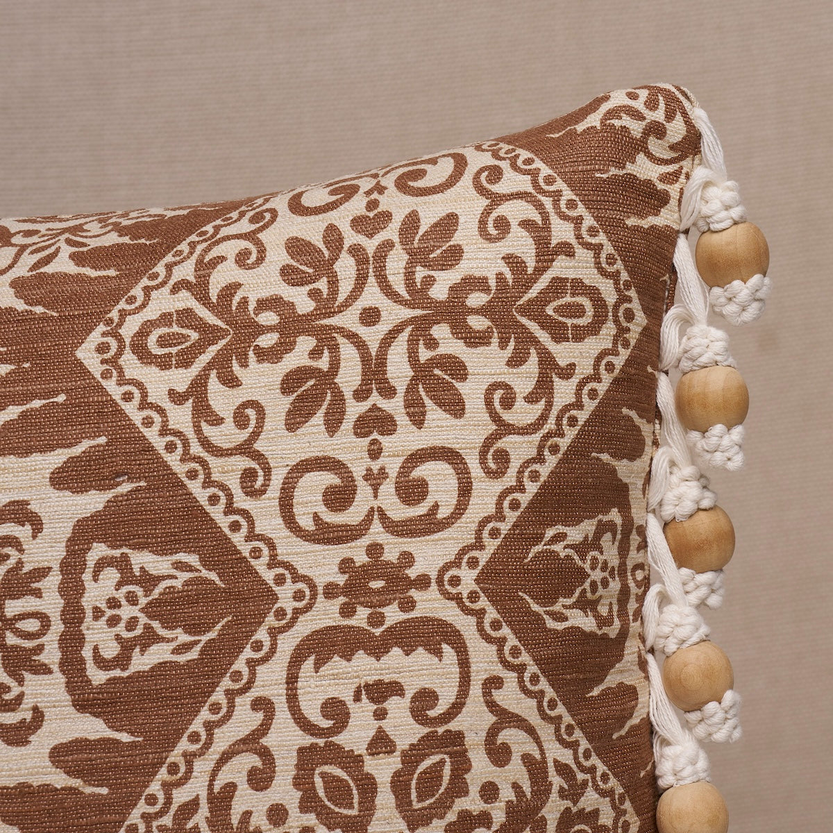 Purchase So18270019 | Berkeley Silk Pillow, Chestnut - Schumacher Pillows