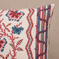 Purchase So18271004 | Parvati Floral Stripe Pillow, Vermillion - Schumacher Pillows