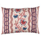 Purchase So18271015 | Parvati Floral Stripe Pillow, Vermillion - Schumacher Pillows