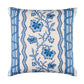 Purchase So18271204 | Parvati Floral Stripe Pillow, Delft - Schumacher Pillows