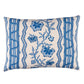 Purchase So18271215 | Parvati Floral Stripe Pillow, Delft - Schumacher Pillows