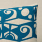 Purchase So18276118 | Tarot Hand Block Pillow, Teal - Schumacher Pillows
