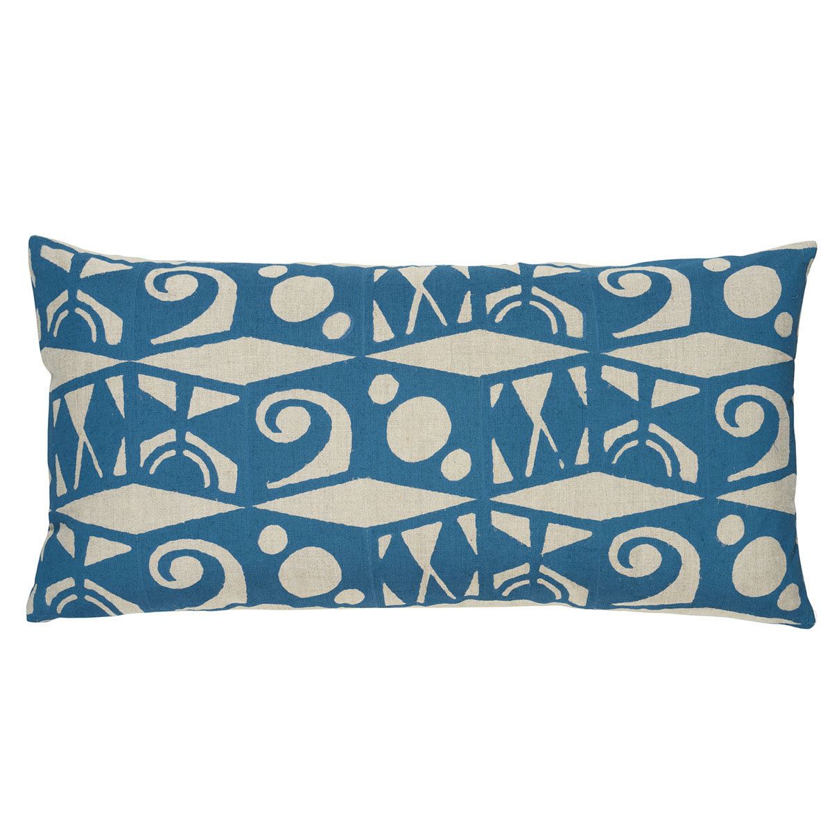 Purchase So18276118 | Tarot Hand Block Pillow, Teal - Schumacher Pillows