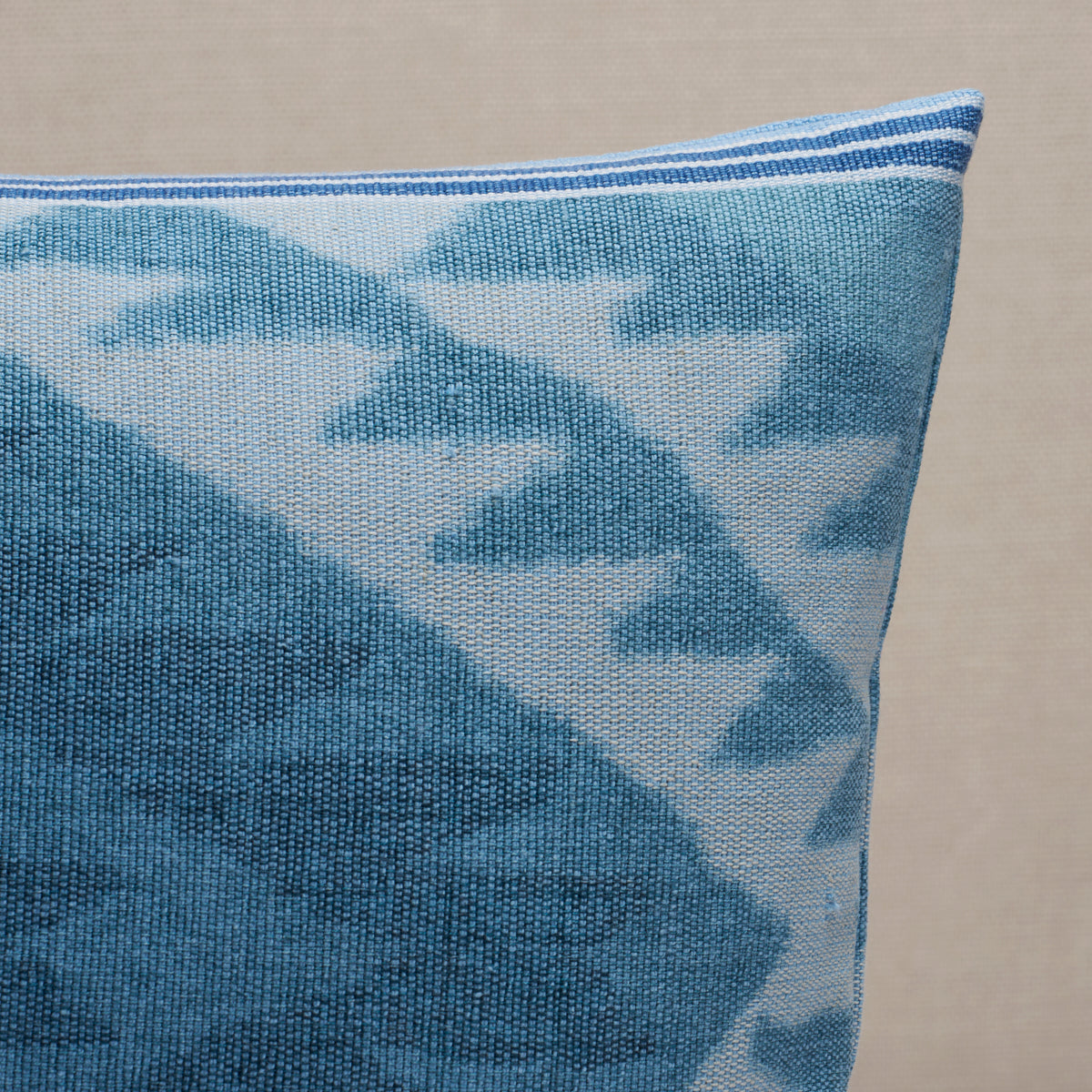 Purchase So18277118 | Shabba Warp Print Pillow, Blues - Schumacher Pillows