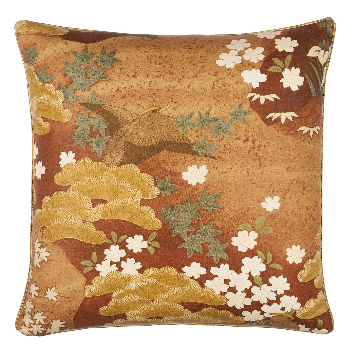 Purchase So18287204 | Golden Hills Pillow, Burgundy - Schumacher Pillows