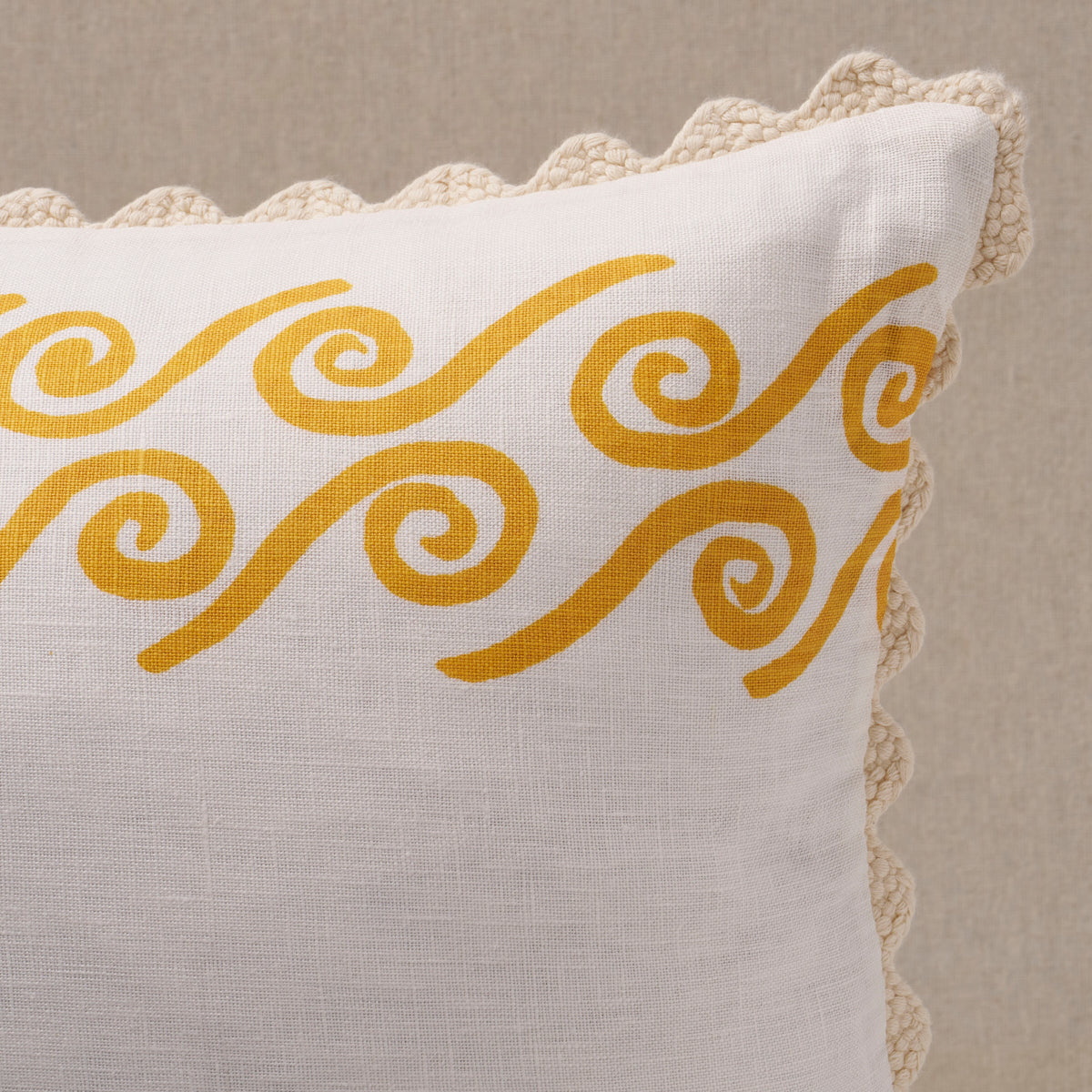 So33445 Surf Lumbar Pillow Golden Schumacher Pillows