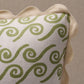 Purchase So35845 | Curves Lumbar Pillow, Sage - Schumacher Pillows