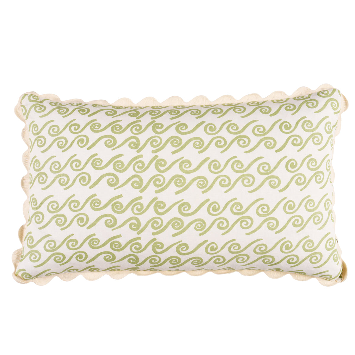 Purchase So35845 | Curves Lumbar Pillow, Sage - Schumacher Pillows