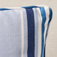 Purchase So6601418 | Minzer Cotton Stripe Pillow, Blue - Schumacher Pillows