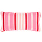 Purchase So6601618 | Minzer Cotton Stripe Pillow, Pink - Schumacher Pillows