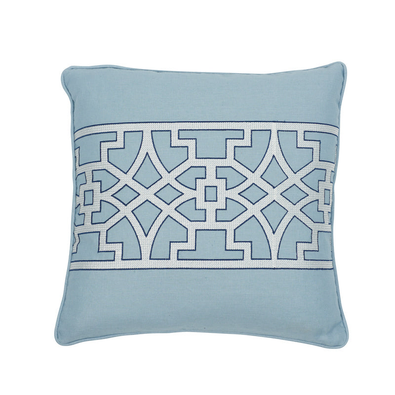 Purchase So6618404 | Don'T Fret Pillow, Sky - Schumacher Pillows