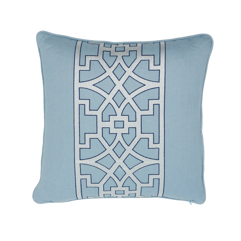 Purchase So6618404 | Don'T Fret Pillow, Sky - Schumacher Pillows