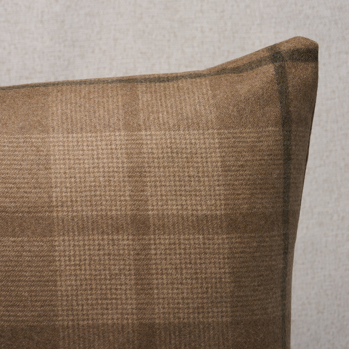 Purchase So6666005 | Montana Wool Plaid Pillow, Buckskin - Schumacher Pillows