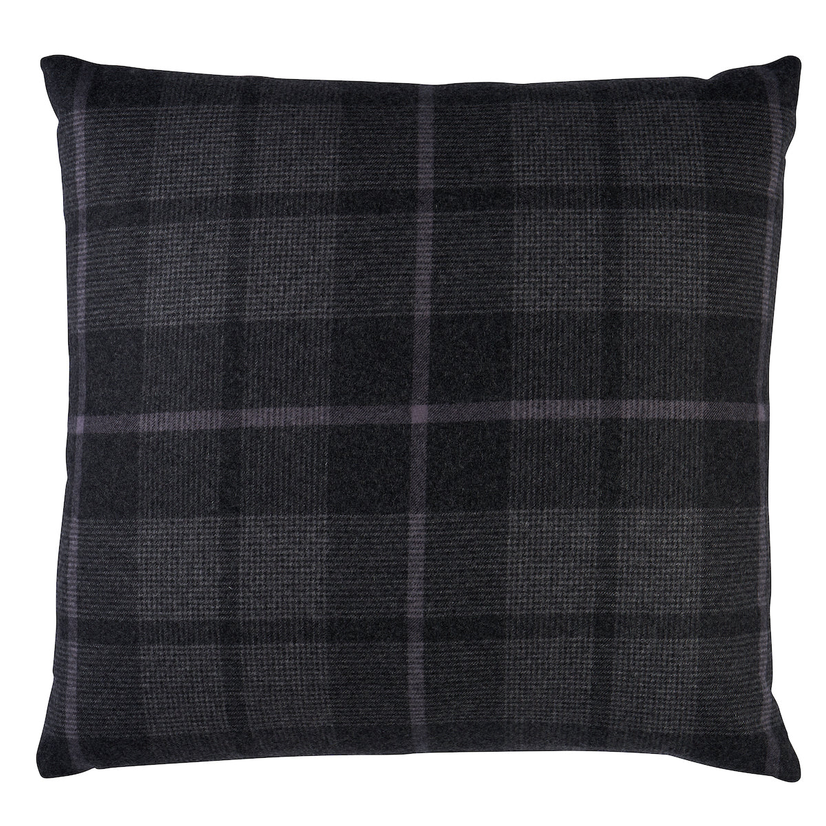 Purchase So6666105 | Montana Wool Plaid Pillow, Oxford Grey - Schumacher Pillows