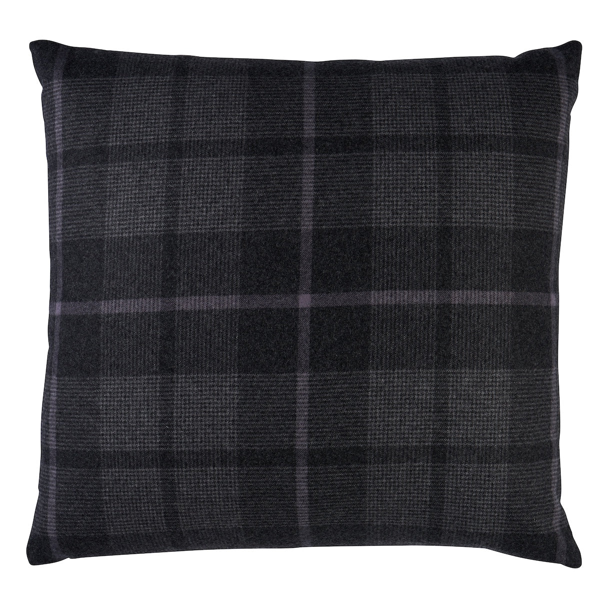Purchase So6666106 | Montana Wool Plaid Pillow, Oxford Grey - Schumacher Pillows