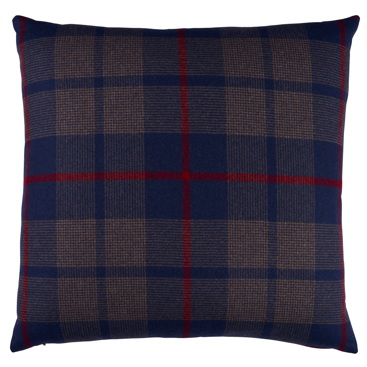 Purchase So6666304 | Montana Wool Plaid Pillow, Navy - Schumacher Pillows