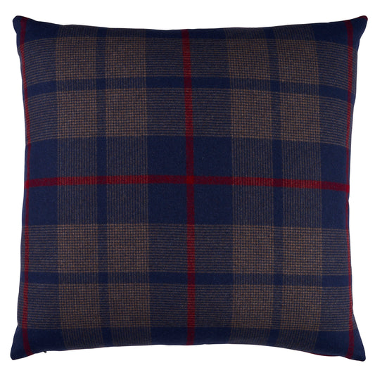 Purchase So6666305 | Montana Wool Plaid Pillow, Navy - Schumacher Pillows